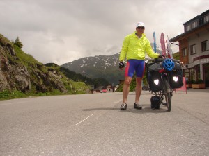 Het hoogste punt van de reis op de Arlbergpass